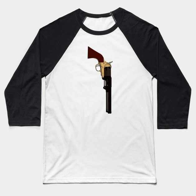 Griswold'ish Revolver Baseball T-Shirt by J. Rufus T-Shirtery